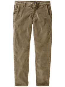 Einfache-Entscheidung-Cordhose kieselgrau