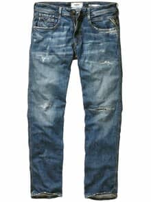 Jeans Anbass Destroy blauquarz