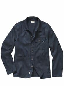 Fischgrät-Jacke Bunchy marine