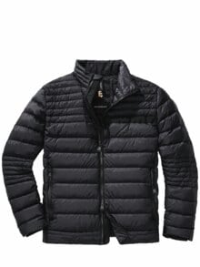 Ultraleichte Steppjacke tiefschwarz