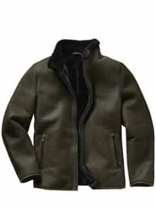 Lammfelljacke Kalamon olivengrün
