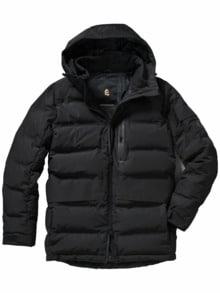 Daunen-Parka nachtschwarz