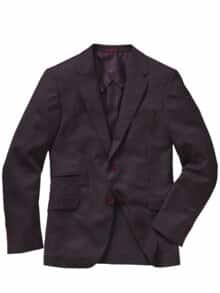 Segment-Anzugsakko aubergine