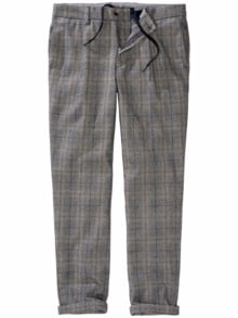Im-Wandel-Hose Karo grau