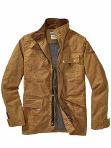 Wax-Fieldjacket Bexley fudge
