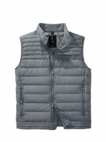 Kreislauf-Steppweste graublau