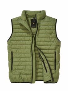 Klare-Kante-Weste olive