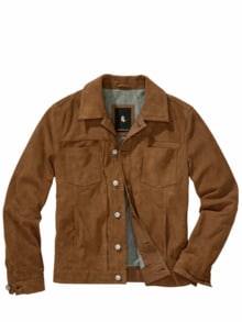 Schweden-Lederjacke cognac