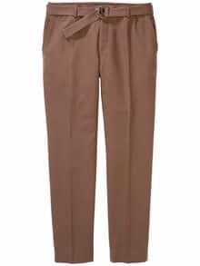 Desert-Anzughose kastanienbraun