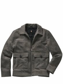Vorausgehen-Blouson silberholz