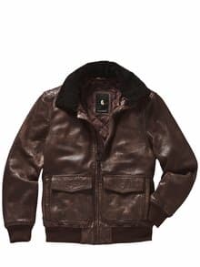 Aufwind-Lederjacke cognac
