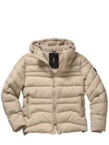 Nichtlineare Steppjacke mandel