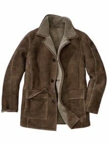 Lammfelljacke Kals pfifferlingbraun