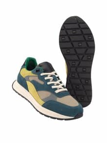 Corredor-Sneaker ozeanblau/sand/lemon