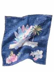 St.-Monica-Einstecktuch pazifikblau