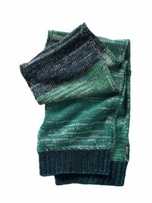 Mouline-Schal smaragd/navy