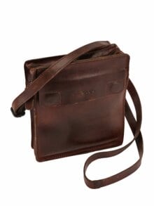 Harolds Kuriertasche mahagoni