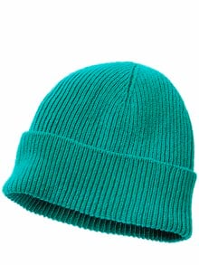 Pur-Ripp-Mütze petrol