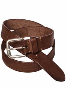 Dreiklang-Gürtel mittelbraun