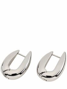 Crest-Ohrringe silbern