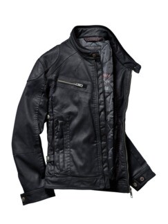 Bikerjacke Carbon-Lookalike Bikerjacke Carbon-Lookalike