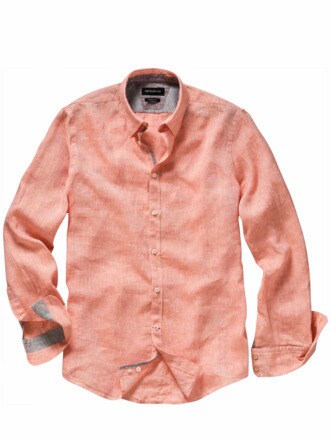 Sahara-Hemd mandarine Detail 1