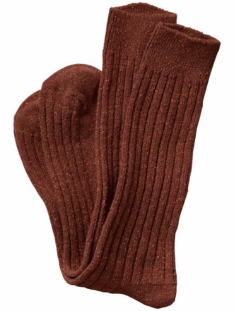 Warm-kalt-Socke rost Detail 1