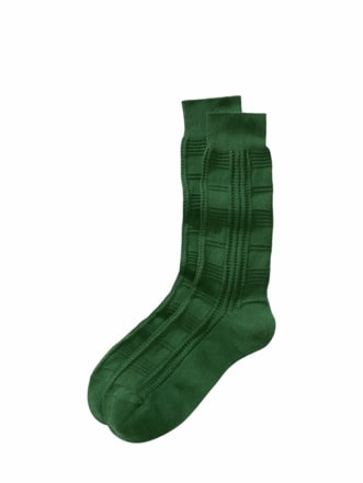 Highlighter-Socke moosgrün Detail 1
