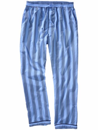 Gala-Pyjamahose Streifen wolkenblau Detail 1
