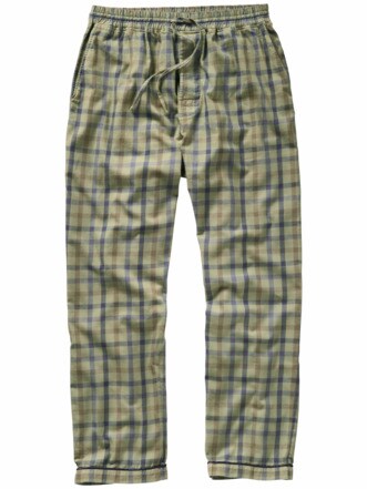 Traumdeuter-Pyjamahose Karo khaki Detail 1