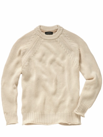 Fundierter Pullover offwhite Detail 1