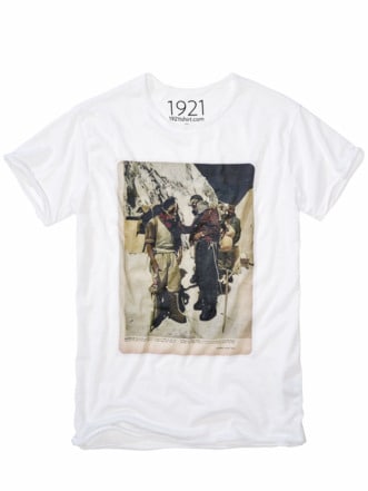 1921 T-Shirt K2 gipfelweiß Detail 1