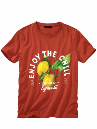 Limoncello-T-Shirt arancia Detail 1