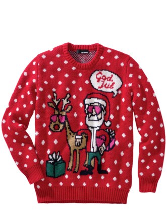 X-Mas-Pullover weihnachtsstern Detail 1