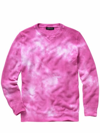 Galaxie-Pullover fluoreszierend-pink Detail 1