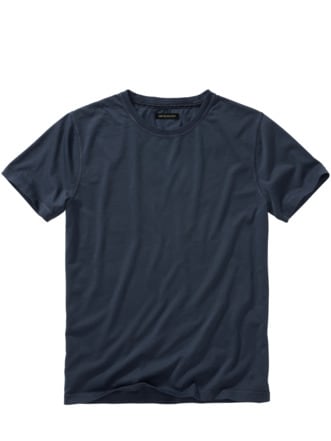 Basis-T-Shirt navy Detail 1
