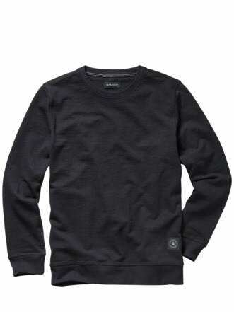 Basis-Sweatshirt schwarz Detail 1
