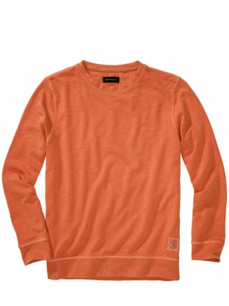 Basis-Sweatshirt orange Detail 1