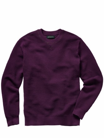 Berg & Tal-Pullover aubergine Detail 1