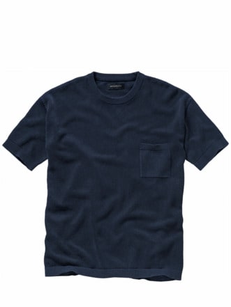 Croisette-Shirt meerblau Detail 1