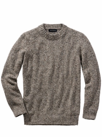 Tweed-Pullover taupe Detail 1