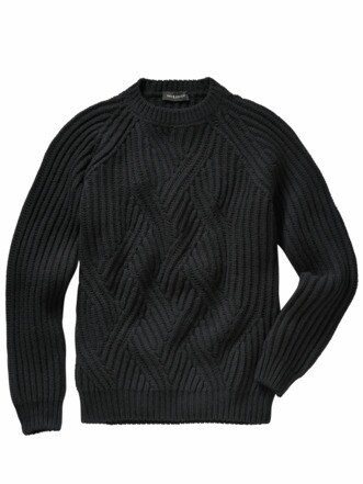 Knotenkunst-Pullover brandnew black Detail 1