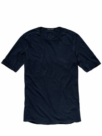 T-shirt fa35rine mittelmeerblau Detail 1