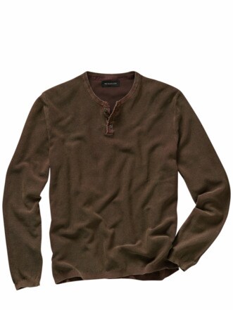 Let`s go-Henley used brown Detail 1