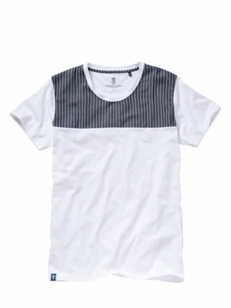 Zeche-Consol-T-Shirt weiß/grubenhemdenblau Detail 1