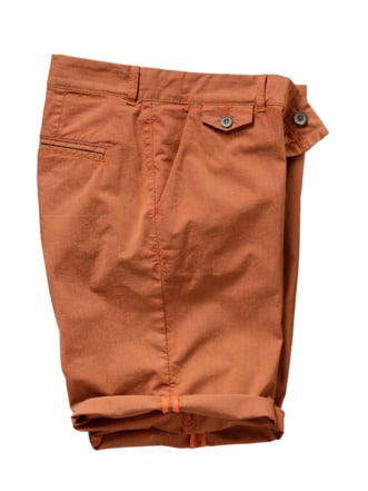 230-Gramm-Shorts orange Detail 1