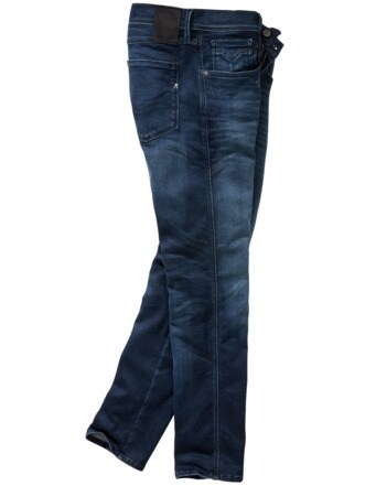 Hyperflex-Jeans blau Detail 1