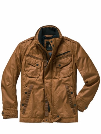 Dry-Wax-Jacke tabak Detail 1