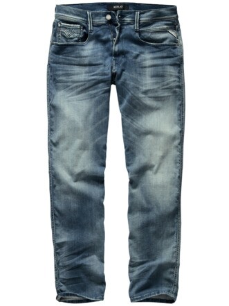 Jeans Anbass blau Detail 1
