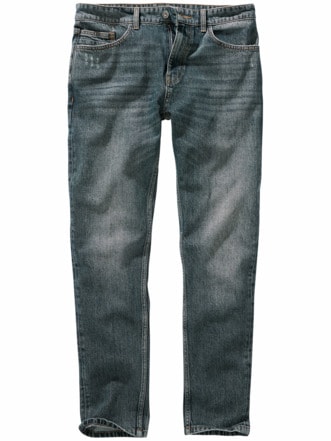 Neutrale Jeans grüngrau Detail 1